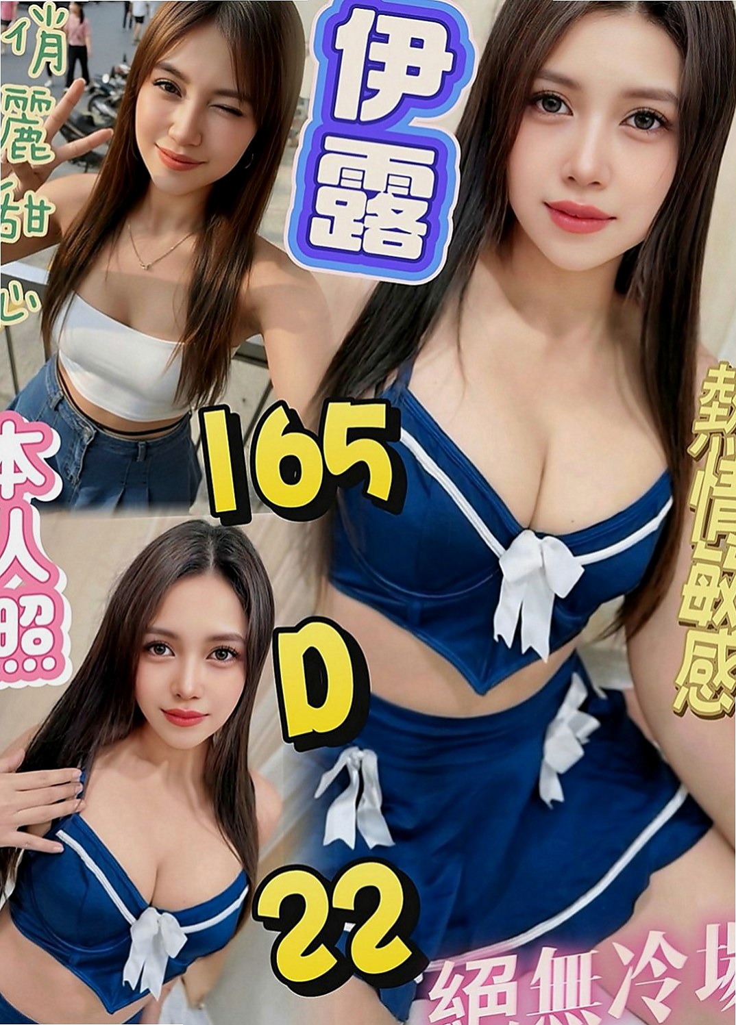 土城八大娛樂網：彩華 |兇猛奶妹|163cm|50kg|C罩杯|20歲|明騷類型 欲望超級強烈!!!18歲為負心男友生了一個孩子