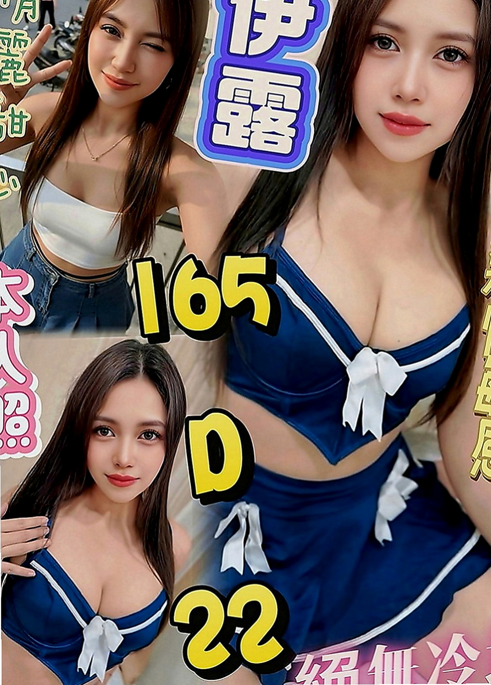 土城八大娛樂網：彩華 |兇猛奶妹|163cm|50kg|C罩杯|20歲|明騷類型 欲望超級強烈!!!18歲為負心男友生了一個孩子